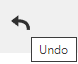 Left-pointing arrow icon for the "undo" action