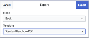 Manual:Manual PDFCreator select template in export dialog.png