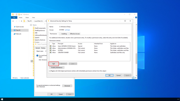 Windows file permissions 05